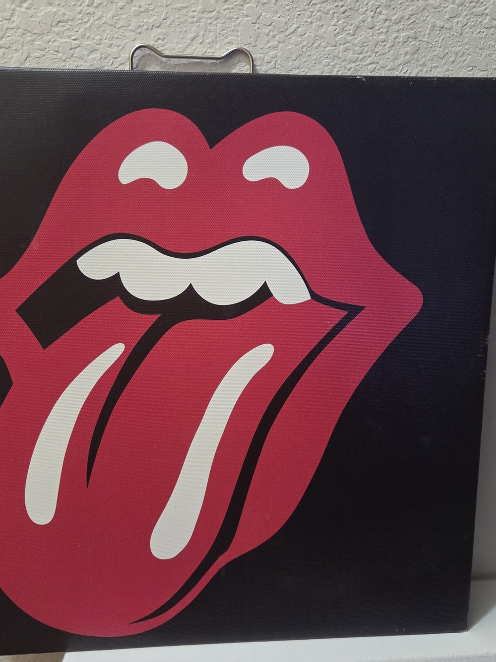 Rolling Stones Red Tongue Pop Art Wall Canvas